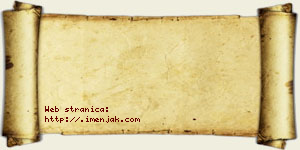 Isidor Radić vizit kartica